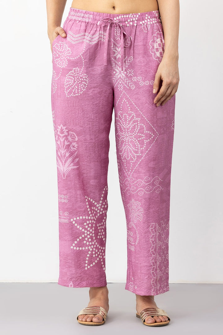 Pink Palazzo with Kurta