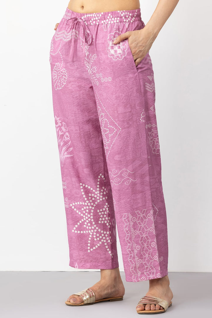 Pink Palazzo with Kurta