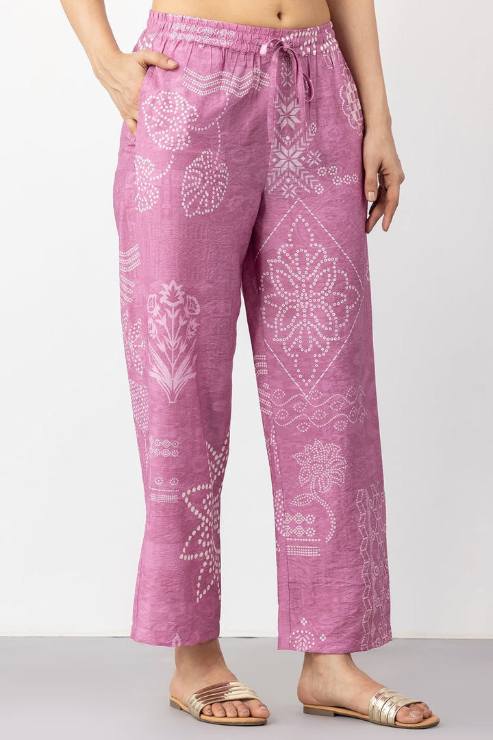 Pink Palazzo with Kurta