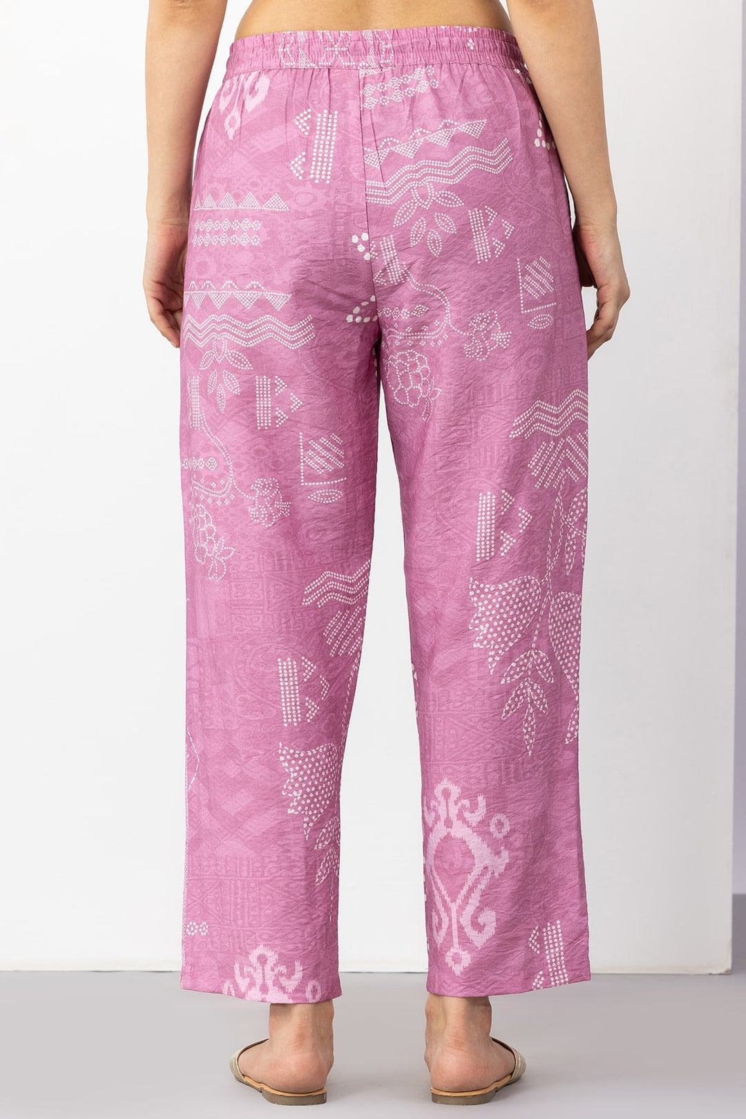 Pink Palazzo with Kurta
