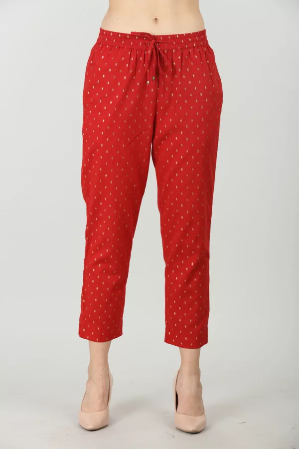 Red Palazzo For Women