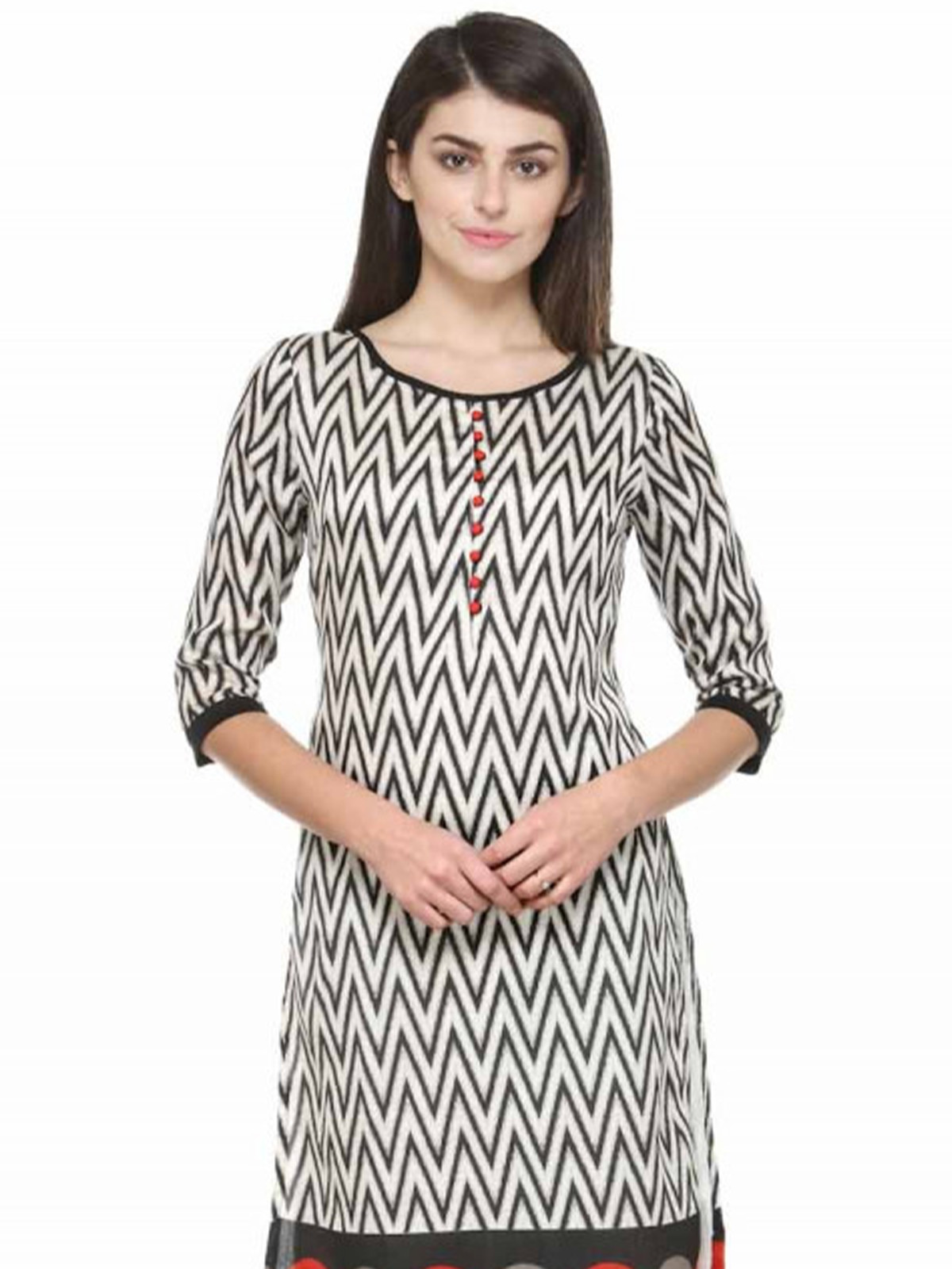 Festive and Party Printed White Kurti Womens Kurti  Buy Festive and Party  Printed White Kurti Kurti for Women Online  Zyla Fashion