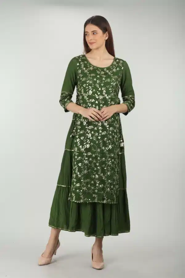 Green Kurti For Women