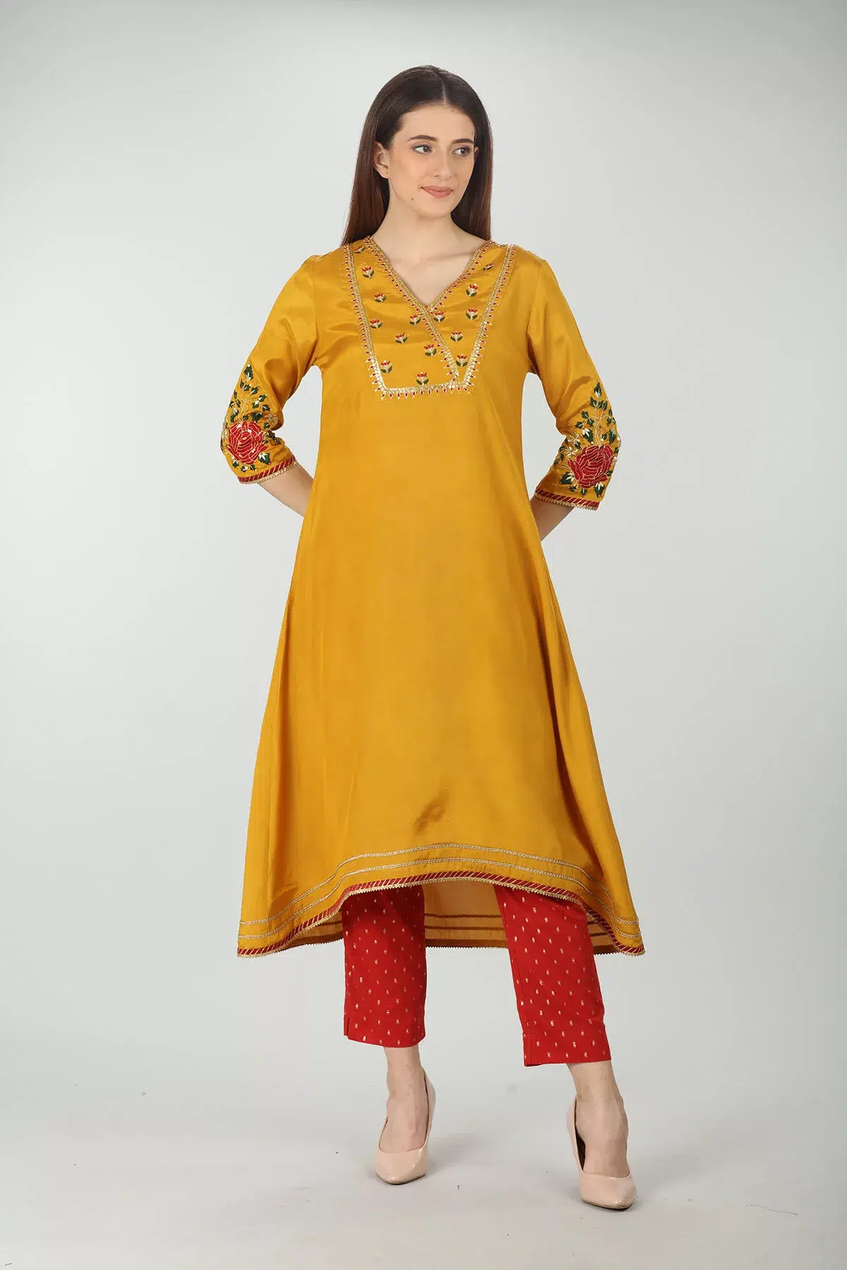 Yellow Kurti For Women