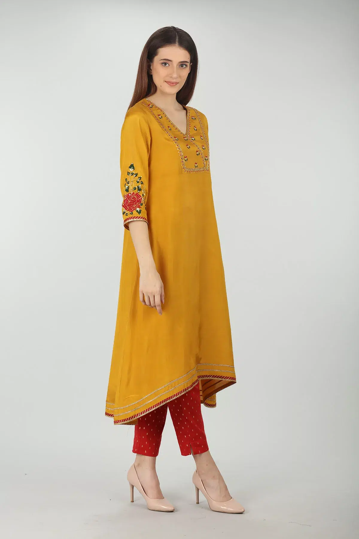 Yellow Kurti For Women