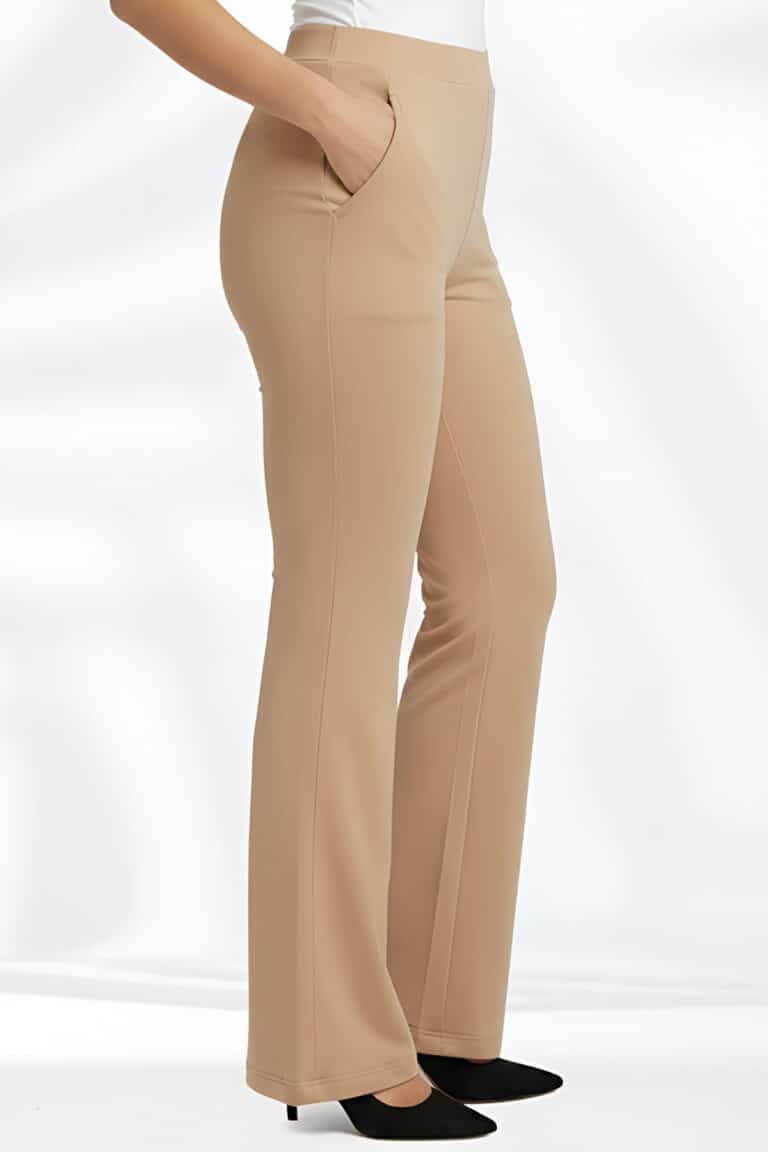 Solid Topaz Slim Fit Pant Ladies
